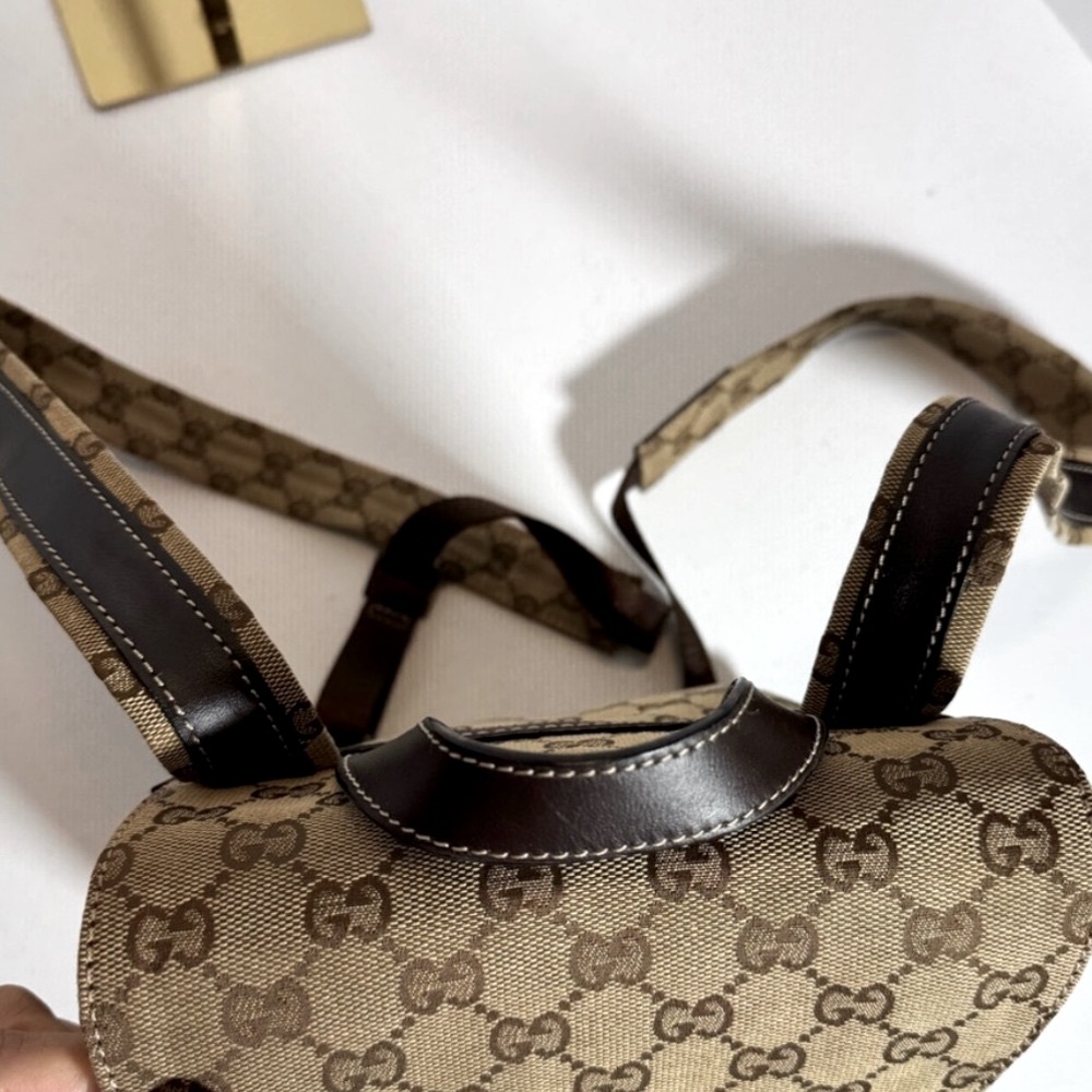 Gucci Monogram Drawstring Backpack - Picture 5 of 10